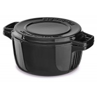 Кастрюля чугунная KitchenAid 4.0Qt Cast Iron Cookware 3.77 л KCPI40CROB (Onyx Black)