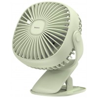 Портативный вентилятор Baseus Desktop Clip-On Mini Cooling Fan (Green)