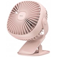 Портативный вентилятор Baseus Desktop Clip-On Mini Cooling Fan (Pink)