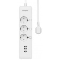 Умный сетевой фильтр Koogeek Smart Outlet O1EU для Apple Homekit (White)