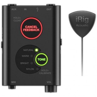 Цифровая микрофонная система IK Multimedia iRig Acoustic Stage (IP-IRIG-ACOSTG-IN) для акустической гитары (Black) оптом
