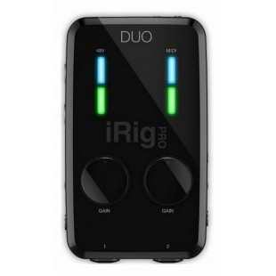 Мобильный аудиоинтерфейс IK Multimedia iRig Pro Duo (A067181) для цифрового подключения (Black) оптом