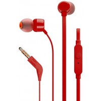 Наушники с микрофоном JBL T110 (Red)