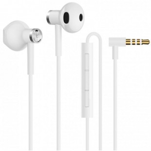 Наушники с микрофоном Xiaomi Dual-Unit Half-Ear (White) оптом