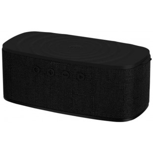 Портативная акустика Momax Q.Zonic Speaker с беспроводной зарядкой (Black) оптом