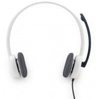 Проводные наушники с микрофоном Logitech Corded Stereo Essential 981-000350 (White)