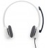 Проводные наушники с микрофоном Logitech Corded Stereo Essential 981-000350 (White) оптом