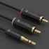 Аудио кабель Syncwire 3.5mm Jack / 2 RCA (1.8 метра) черный (SW-RC151) оптом