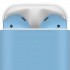Беспроводные наушники Apple AirPods 2 (второе поколение) Custom Edition голубые матовые (с функцией беспроводной зарядки) оптом