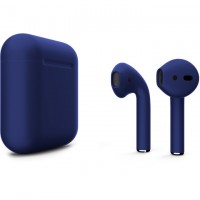 Беспроводные наушники Apple AirPods 2 (второе поколение) Custom Edition тёмно-синие матовые