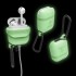 Чехол Catalyst Waterproof Case для AirPods зелёный (светящийся в темноте) оптом