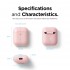 Чехол Elago A2 Wireless Silicone Case для AirPods 2Gn розовый (Lovely Pink) оптом
