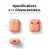 Чехол Elago A2 Wireless Silicone Case для AirPods 2Gn розовый (Peach) оптом