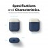 Чехол Elago A2 Wireless Silicone Duo Case для AirPods 2Gn синий Jean Indigo (белая/жёлтая крышки) оптом