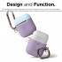 Чехол Elago A2 Wireless Silicone Duo Hang Case для AirPods 2Gn фиолетовый Lavender (голубая Pastel Blue/розовая крышки) оптом