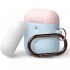Чехол Elago A2 Wireless Silicone Duo Hang Case для AirPods 2Gn голубой Pastel Blue (белая/розовая крышки) оптом