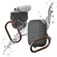 Чехол Elago Waterproof Active Hang Case для AirPods серый