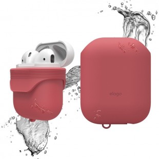 Чехол Elago Waterproof Case для AirPods красный Italian Rose оптом