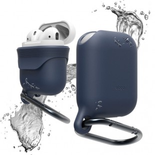 Чехол Elago Waterproof Hang Case для AirPods синий Jean Indigo оптом