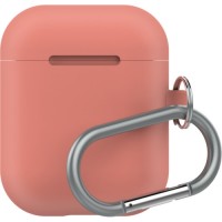 Чехол LAB.C Silicone Capsule 2in1 для Airpods коралловый Coral