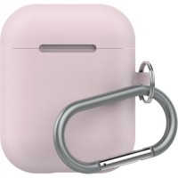 Чехол LAB.C Silicone Capsule 2in1 для Airpods розовый Baby Pink
