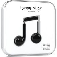 Наушники Happy Plugs Earbud Plus Чёрные