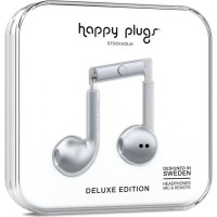 Наушники Happy Plugs Earbud Plus Deluxe Edition Серый космос