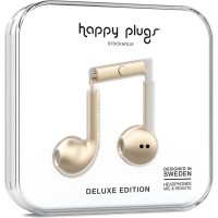 Наушники Happy Plugs Earbud Plus Deluxe Edition Шампань
