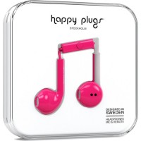 Наушники Happy Plugs Earbud Plus Розовая вишня