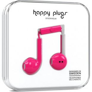 Наушники Happy Plugs Earbud Plus Розовая вишня оптом