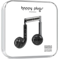 Наушники Happy Plugs Earbud Plus Unik Edition Чёрный мрамор