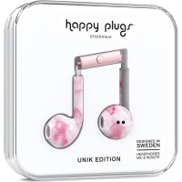 Наушники Happy Plugs Earbud Plus Unik Edition Розовый мрамор