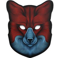 Световая маска с датчиком звука GeekMask Fox (GM-FOX)