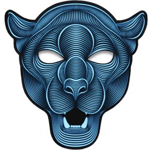 Световая маска с датчиком звука GeekMask Jaguar (GM-JAG) оптом