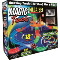 Светящийся конструктор Magic Tracks Mega Set (360 деталей)