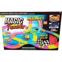 Светящийся конструктор Magic Tracks Mega Set (446 деталей)