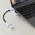 Адаптер Just Mobile AluCable USB-С 3.0 на USB (15 см) серебристый / чёрный оптом