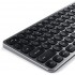 Беспроводная клавиатура Satechi Aluminum Bluetooth Wireless Keyboard с русскими буквами серый космос (ST-AMBKM-RU) оптом