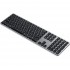 Беспроводная клавиатура Satechi Aluminum Bluetooth Wireless Keyboard с русскими буквами серый космос (ST-AMBKM-RU) оптом