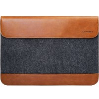 Чехол Cartinoe Envelope Series для MacBook 11" / MacBook 12" серый/коричневый