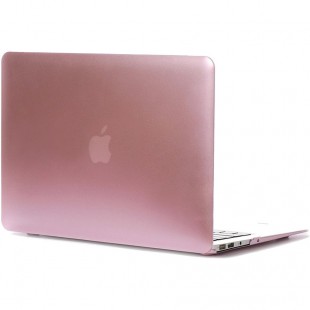 Чехол Crystal Case для MacBook Air 13 розовое золото (матовый) оптом