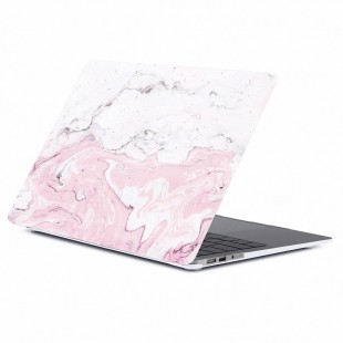 Чехол Gurdini для MacBook Air 13 розовый мрамор (Стиль 11) оптом