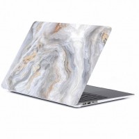 Чехол Gurdini для MacBook Air 13" серый мрамор (Стиль 7)