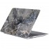Чехол Gurdini для MacBook Pro 13 с и без Touch Bar (USB-C) тёмно-серый мрамор (Стиль 7) оптом