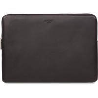 Чехол Knomo Barbican Leather Sleeve для MacBook 12" чёрный