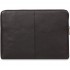 Чехол Knomo Barbican Leather Sleeve для MacBook 12 чёрный оптом