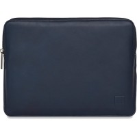 Чехол Knomo Barbican Leather Sleeve для MacBook 12" синий
