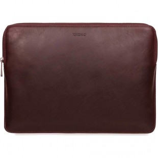 Чехол Knomo Barbican Leather Sleeve для MacBook 13 коричневый оптом