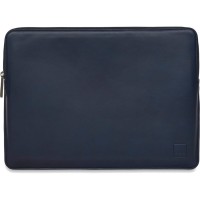Чехол Knomo Barbican Leather Sleeve для MacBook 13" синий