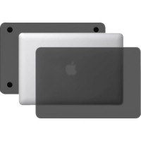 Чехол Lab.C Matt Clear Hard Case для MacBook Pro 13" с и без Touch Bar (USB-C) чёрный матовый